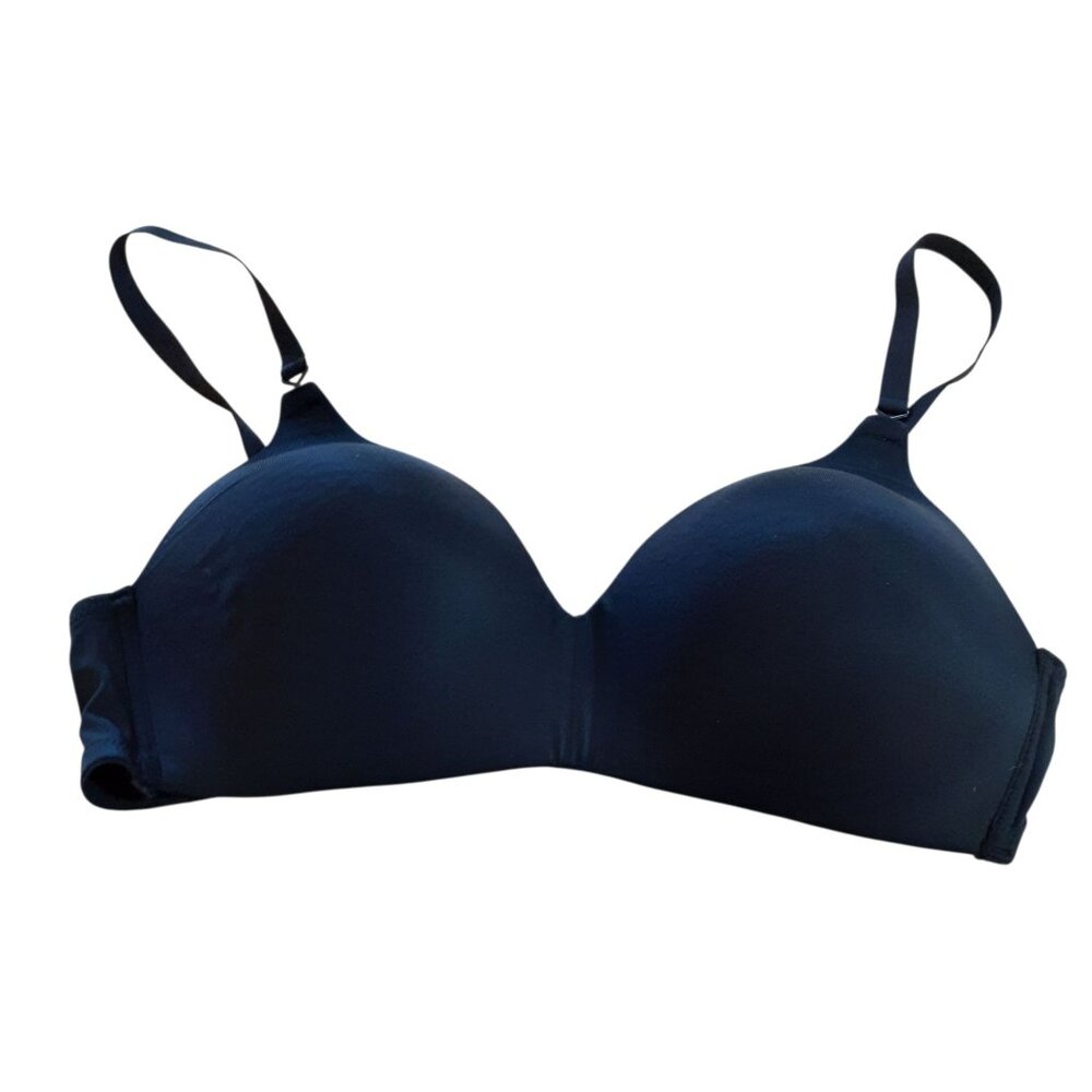 Warners Contour Bra Womens Size 36B Black Adjustable Strap 04001W - Picture 2 of 4